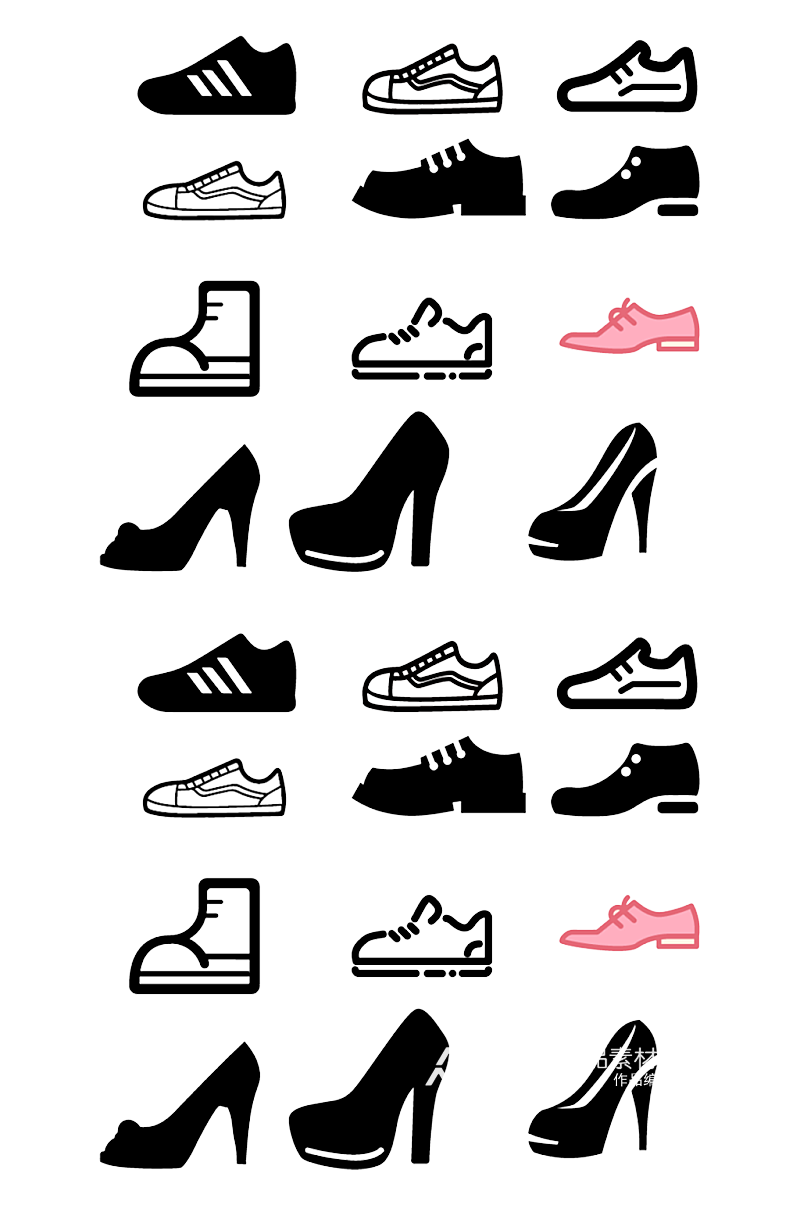 鞋子icon图标.png素材