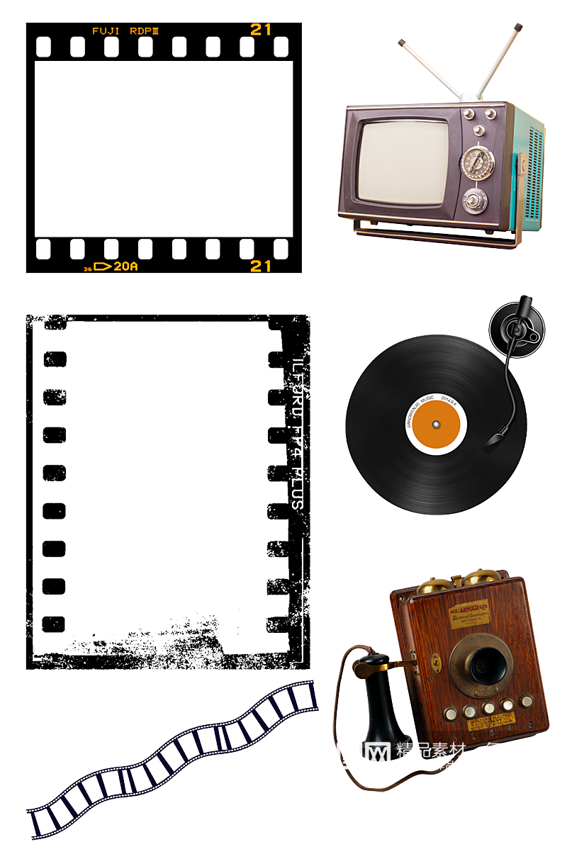 胶片留声机.png素材