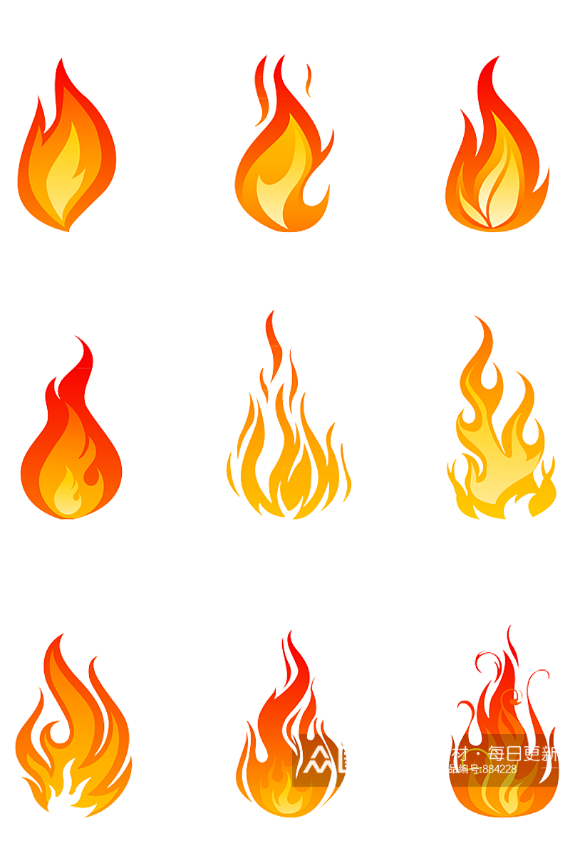 火焰免抠素材元素素材