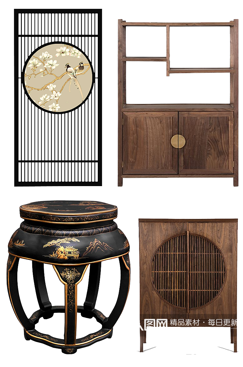 古典衣柜中式素材素材