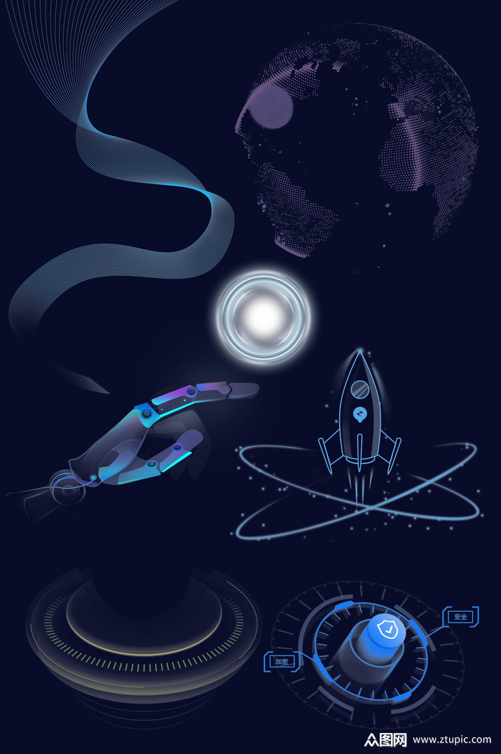 人工智能素材装饰