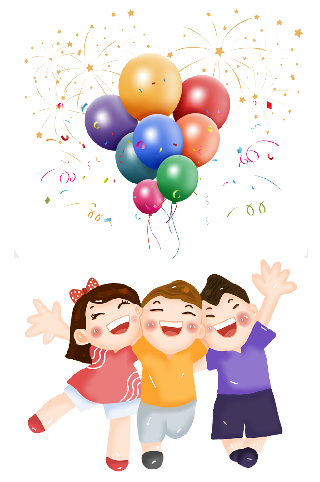 童真少年卡通素材