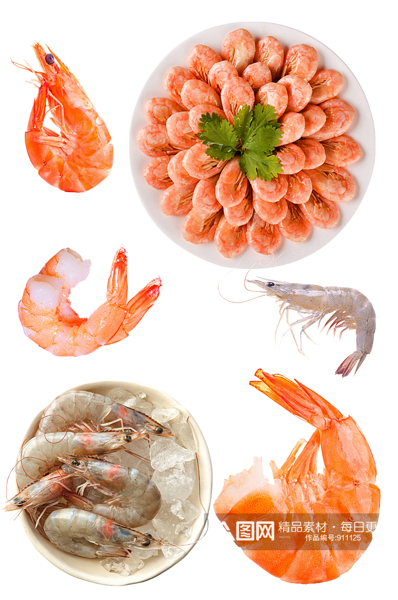 小龙虾高清美食元素素材