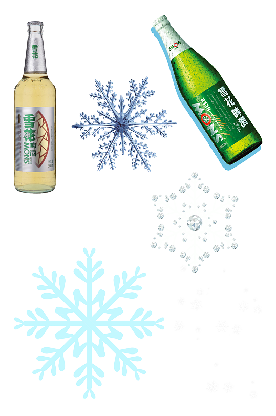 雪花啤酒暢飲夏季