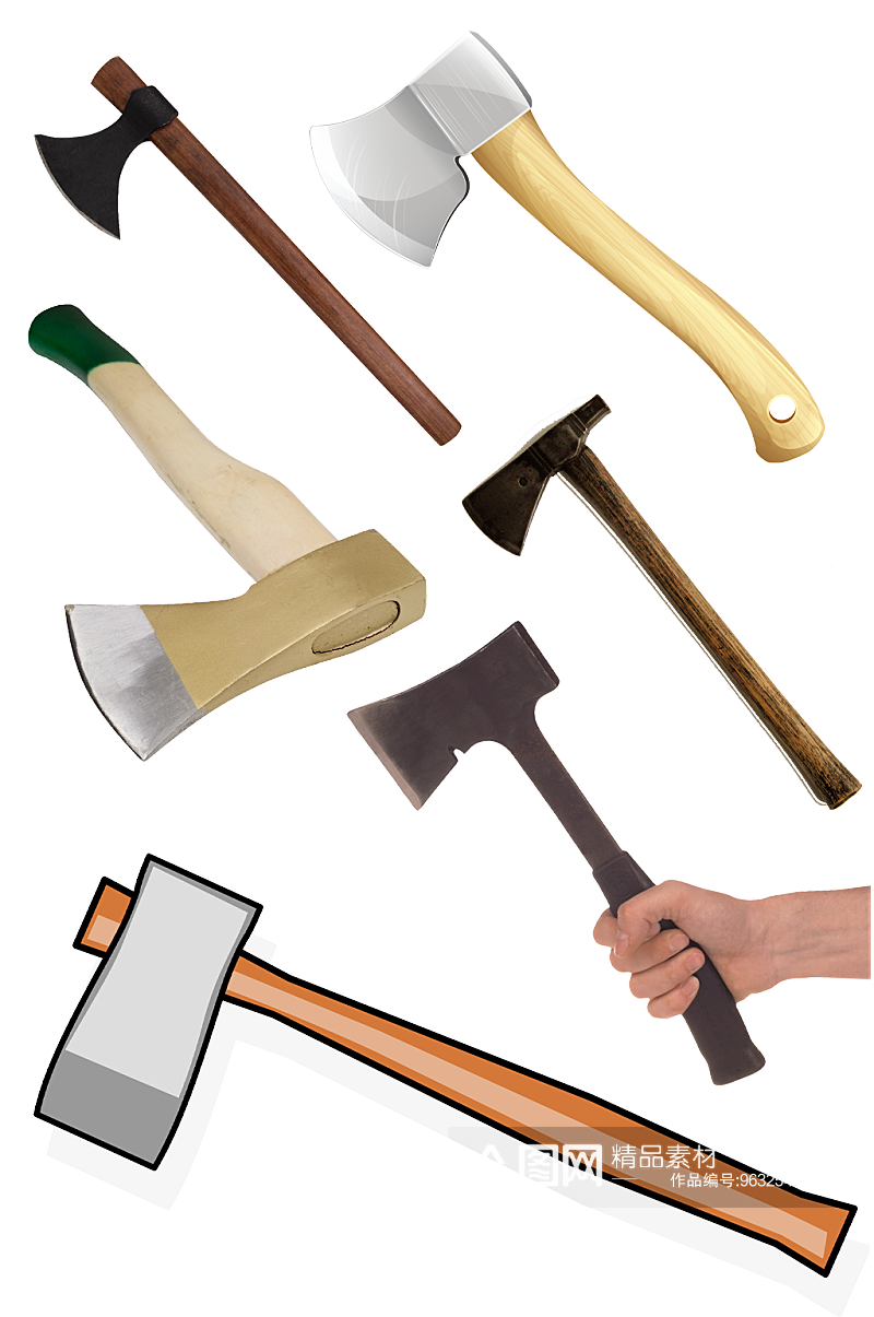 斧子免抠工具素材素材