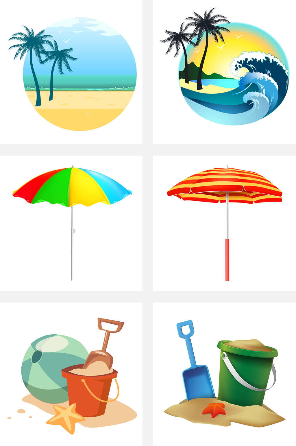 夏季海灘海水海星素材素材