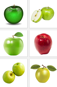 新鲜水果苹果素材