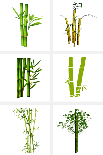 清新绿植竹子素材