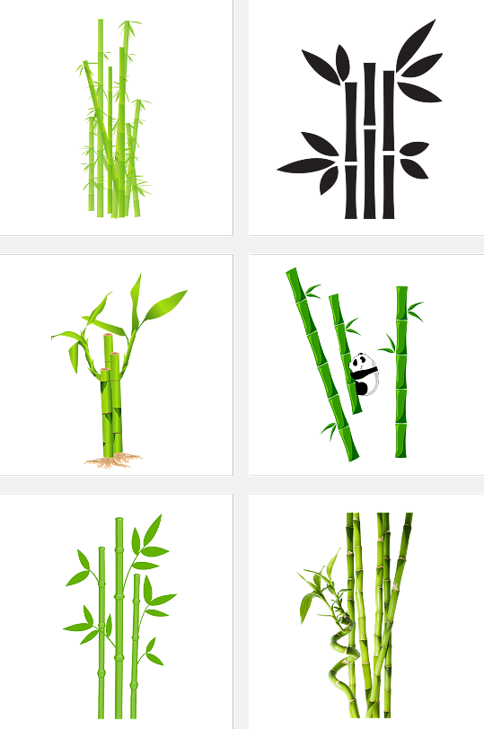 绿植竹子装饰素材
