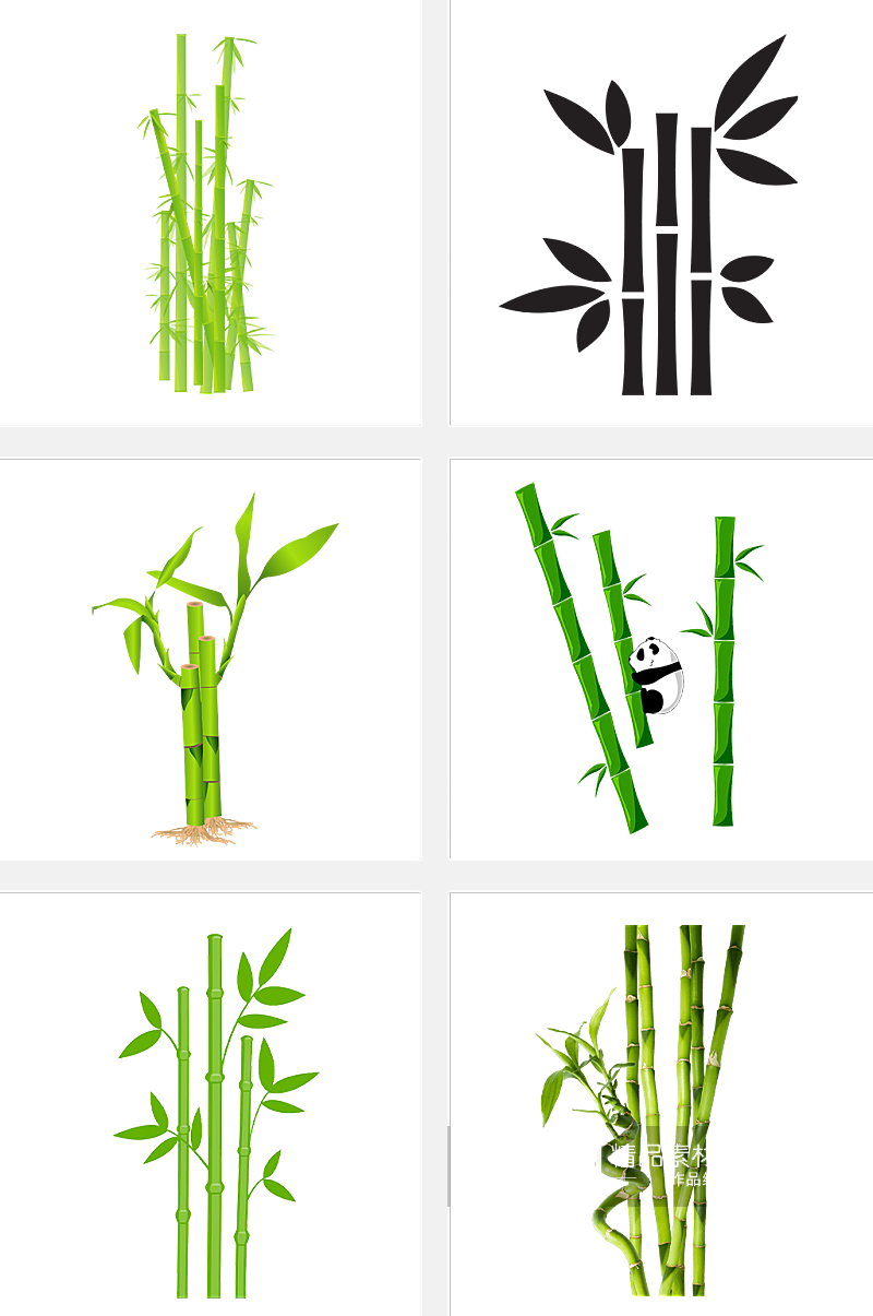绿植竹子装饰素材素材