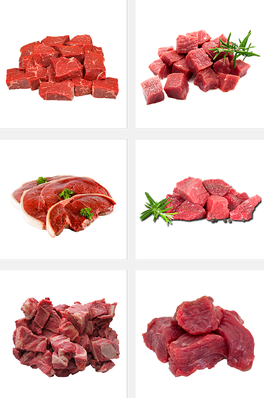 新鲜牛肉美食素材