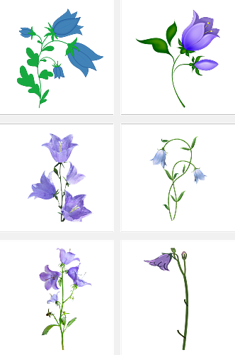 免抠下载绿植紫罗兰素材