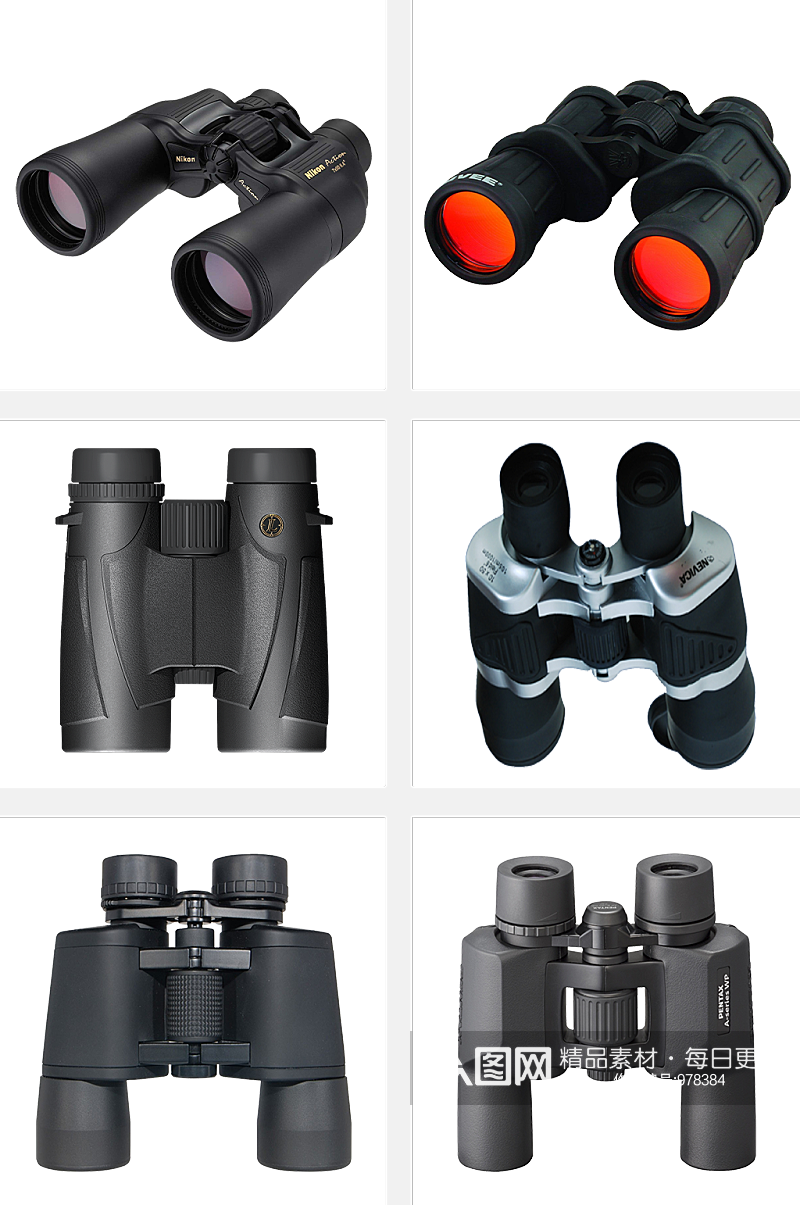 夜视仪望远镜装备素材