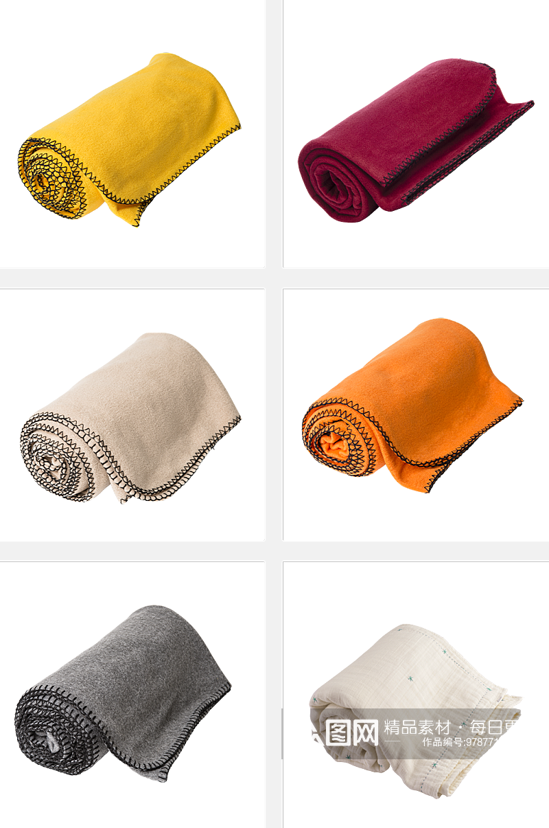 家装毛毯促销元素素材