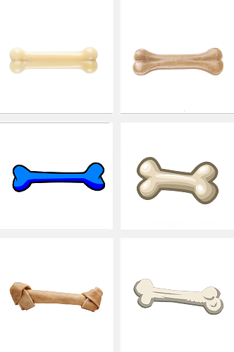 卡通动物骨头素材
