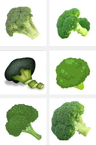 新鲜绿色蔬菜元素