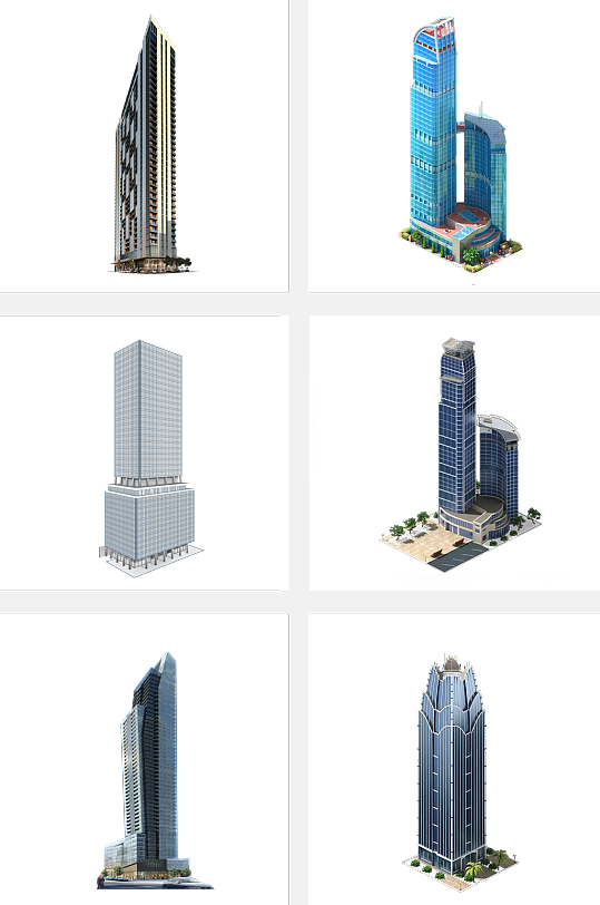 建筑楼房素材装饰