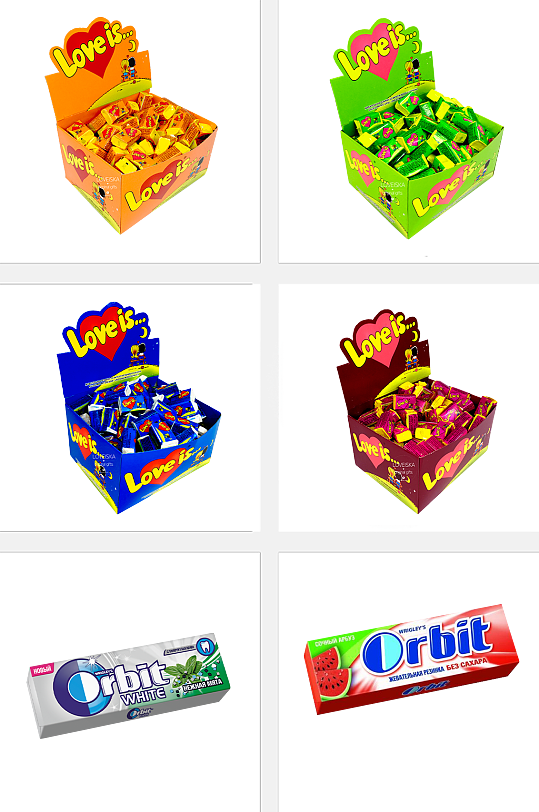 口香糖促销电商素材