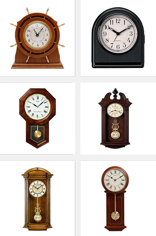 古董钟表免抠素材