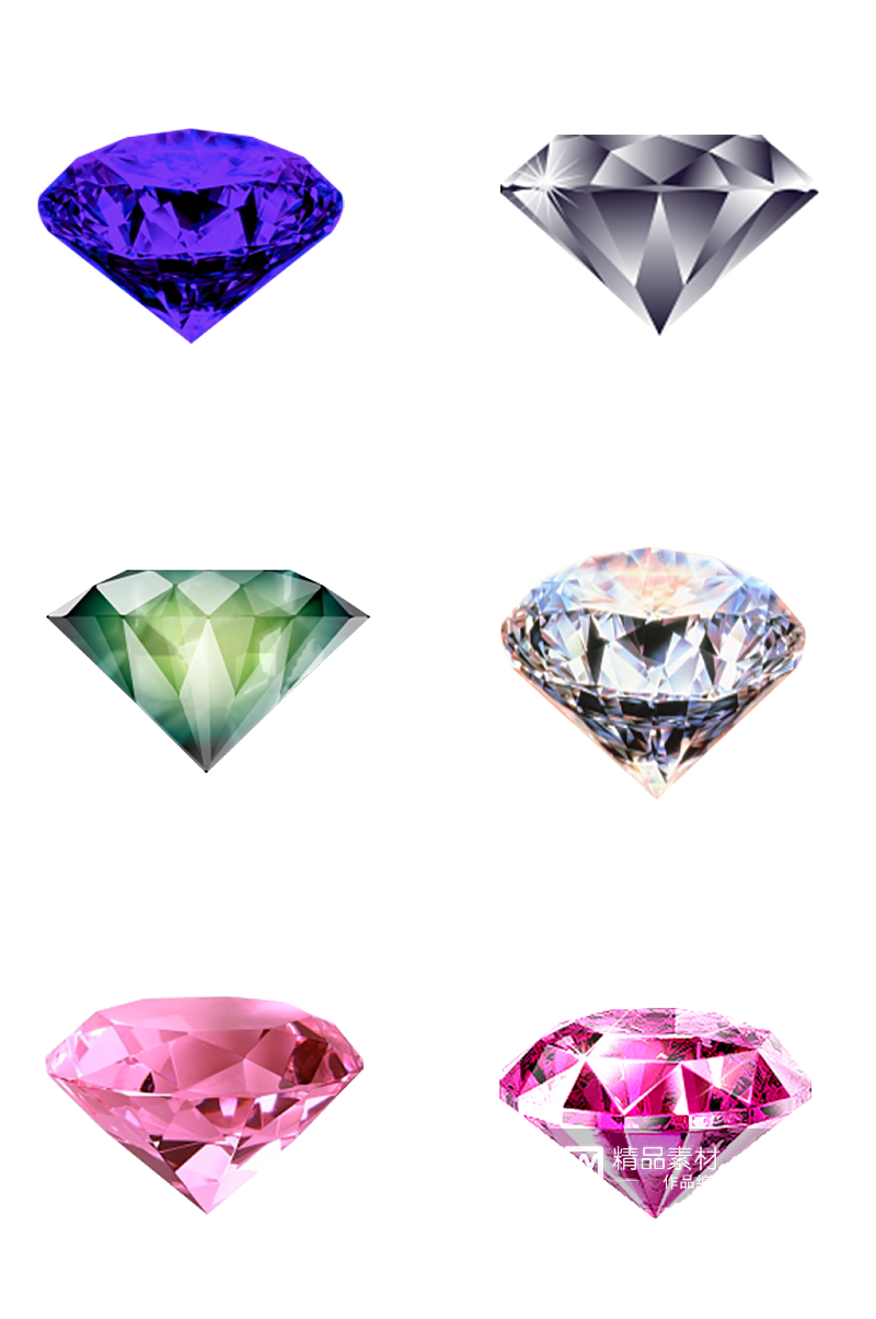 珠宝钻石项链元素素材