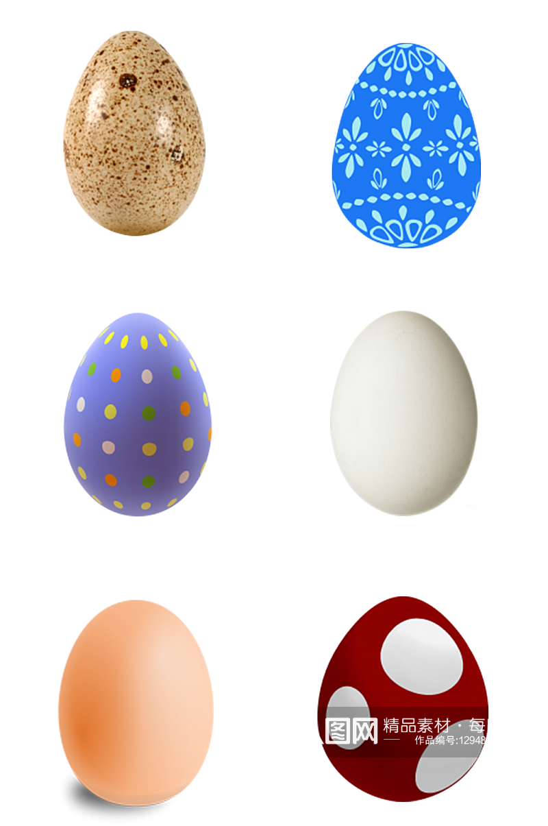 彩蛋鸡蛋蛋类素材素材