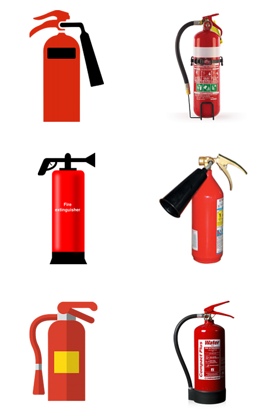消防灭火器装备素材