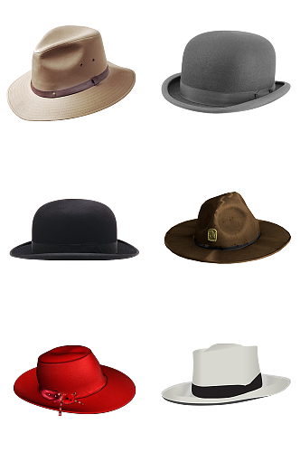西式礼帽搭配装饰