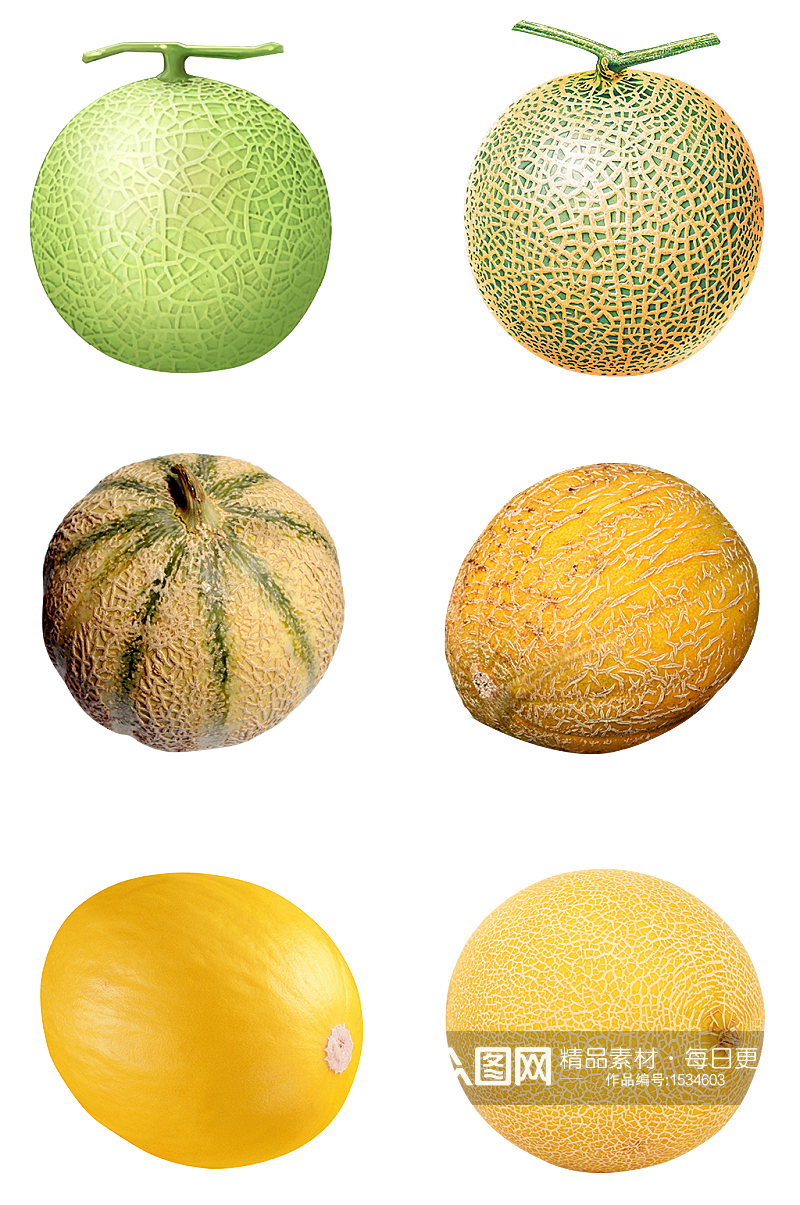 特产水果哈密瓜素材素材
