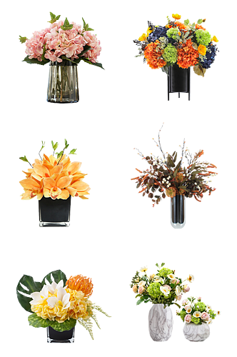 花束花类花瓶花卉