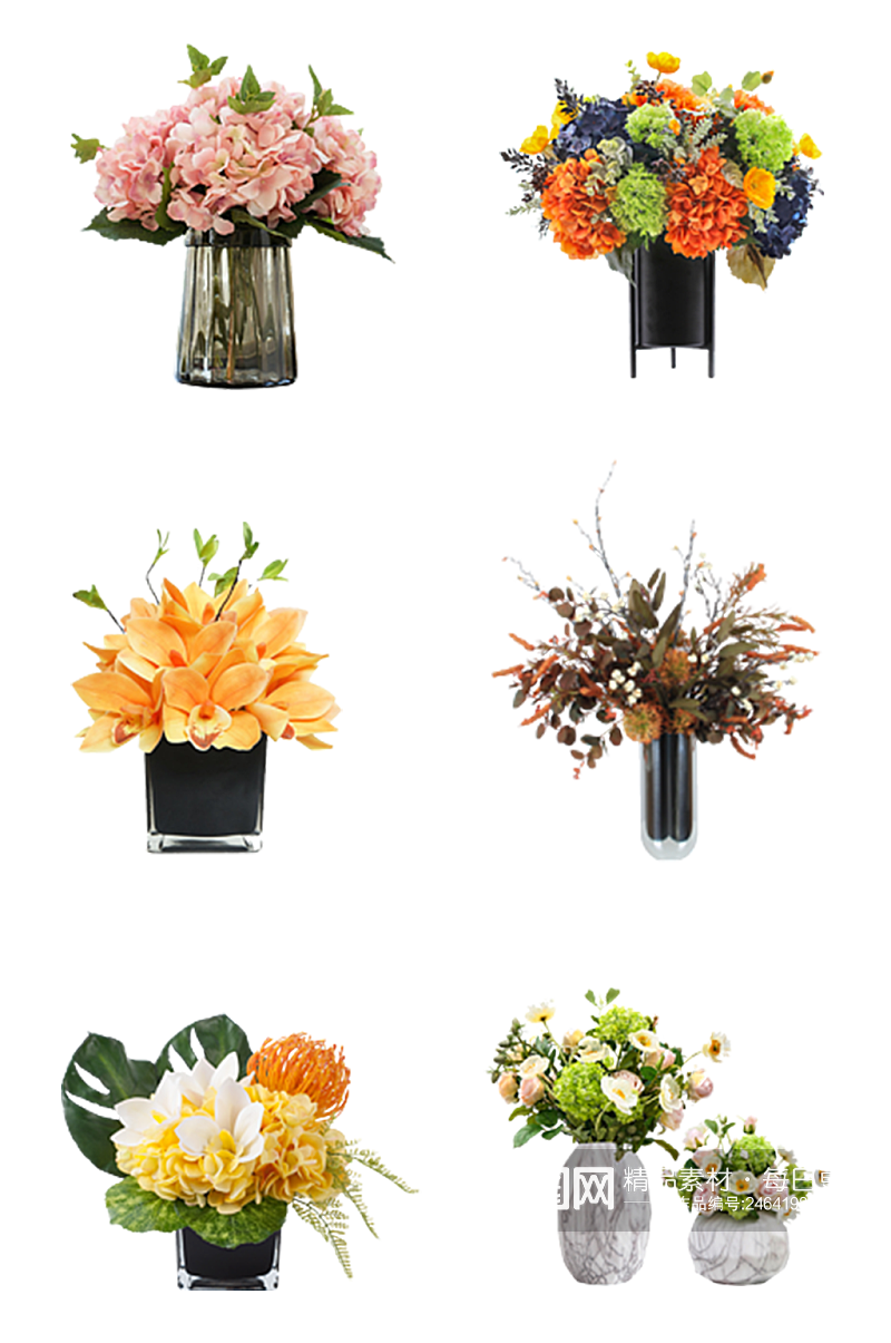 花束花类花瓶花卉素材