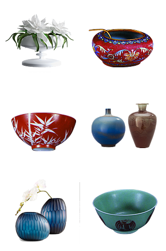 国潮中式瓷器花瓶
