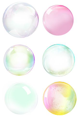 气泡装饰彩色气球
