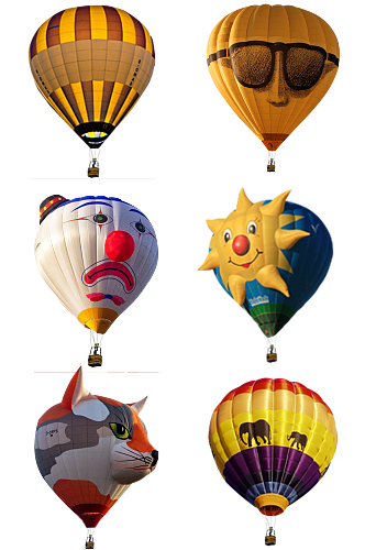 热气球氢气球跳伞