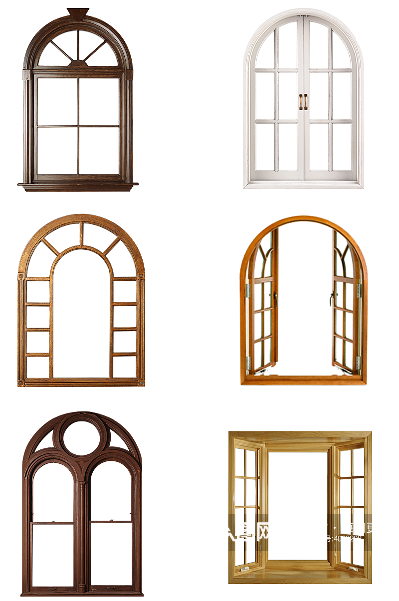 门窗窗户建筑中式素材