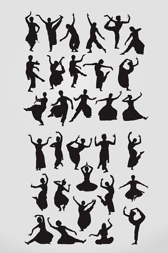 舞影舞蹈跳舞天鹅舞拉丁舞免扣元素