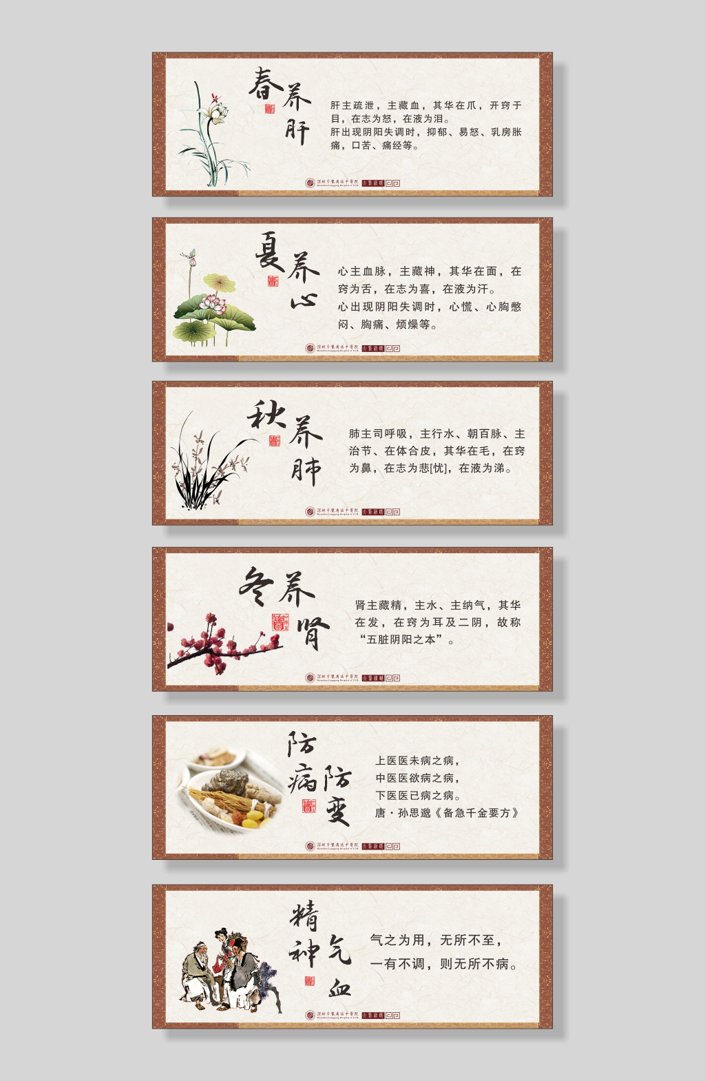 中医文化春夏秋冬防病防变素材