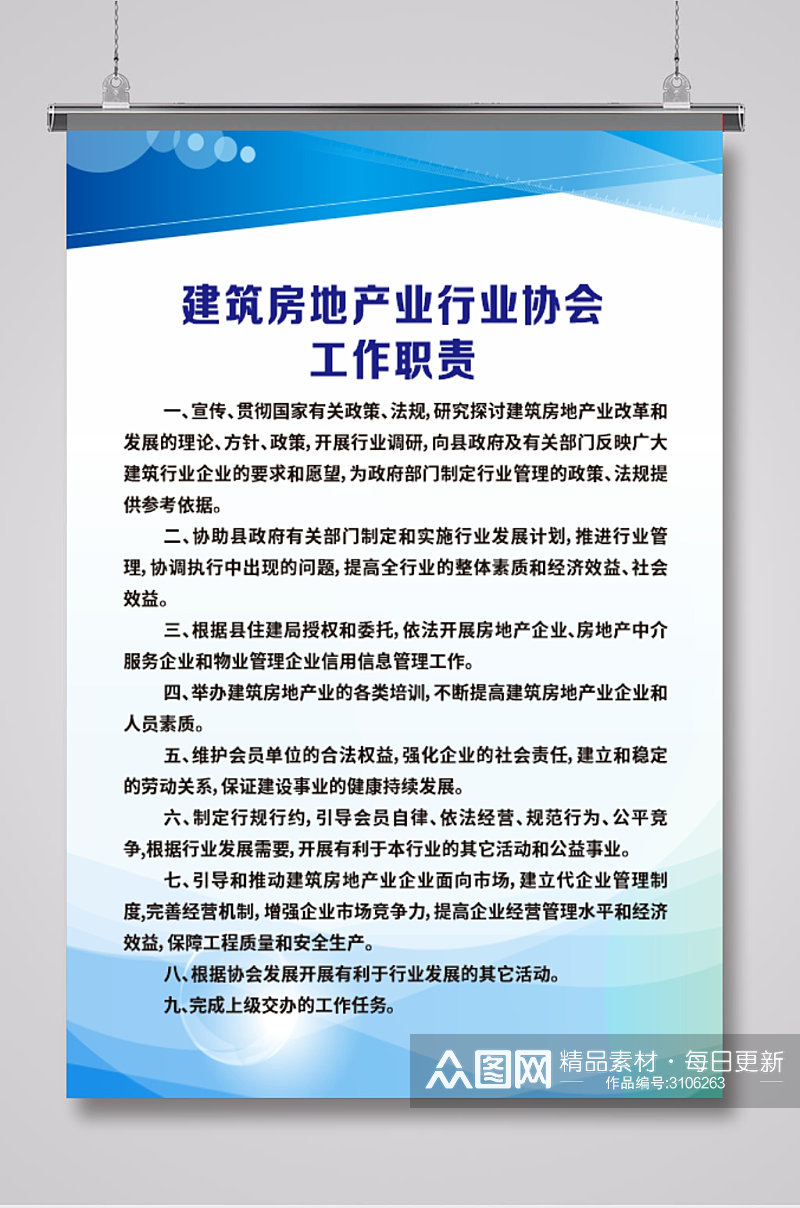 建筑房地产行业工作职责素材