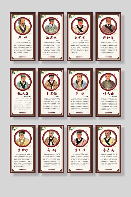 中国古代十二大名医-众图网