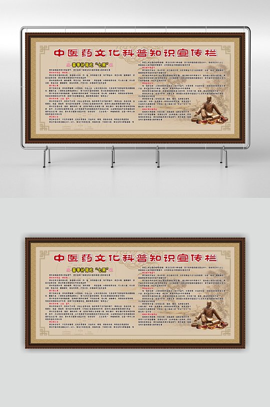 中医药文化科普知识展板宣传栏