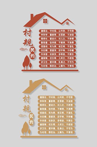 新时代文明实践村规民约文化墙
