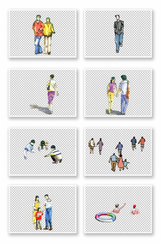 动漫卡通人物免抠素材1-众图网