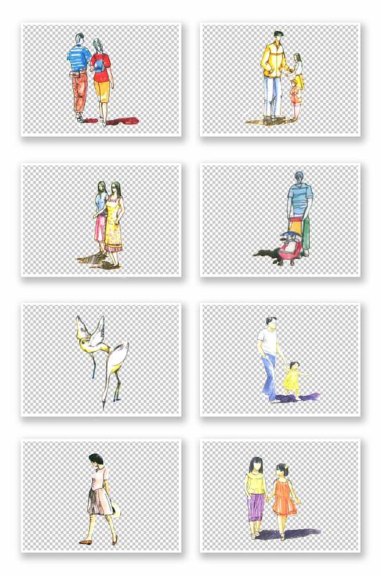 动漫卡通人物免抠素材-众图网