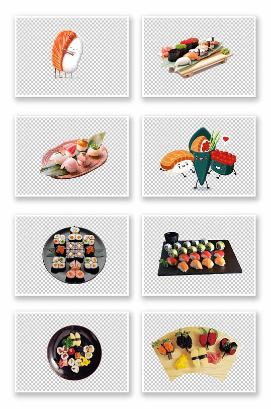 卡通寿司刺身免抠素材