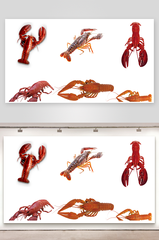 小龙虾宣传展板海报