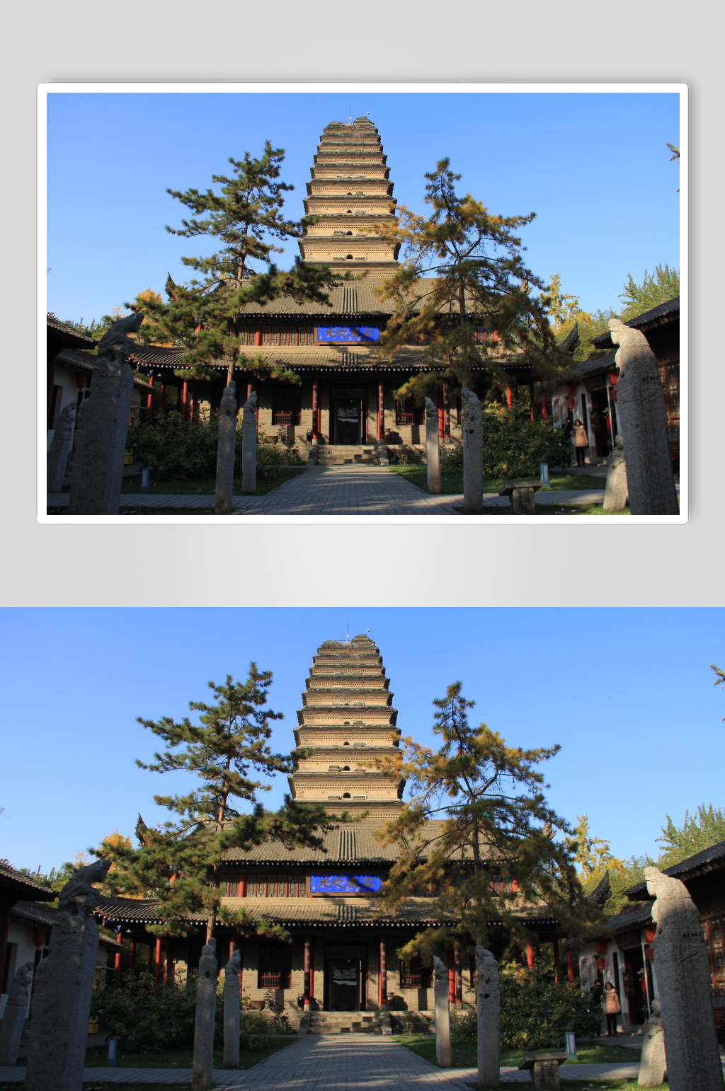 小雁塔古建筑摄影图片素材