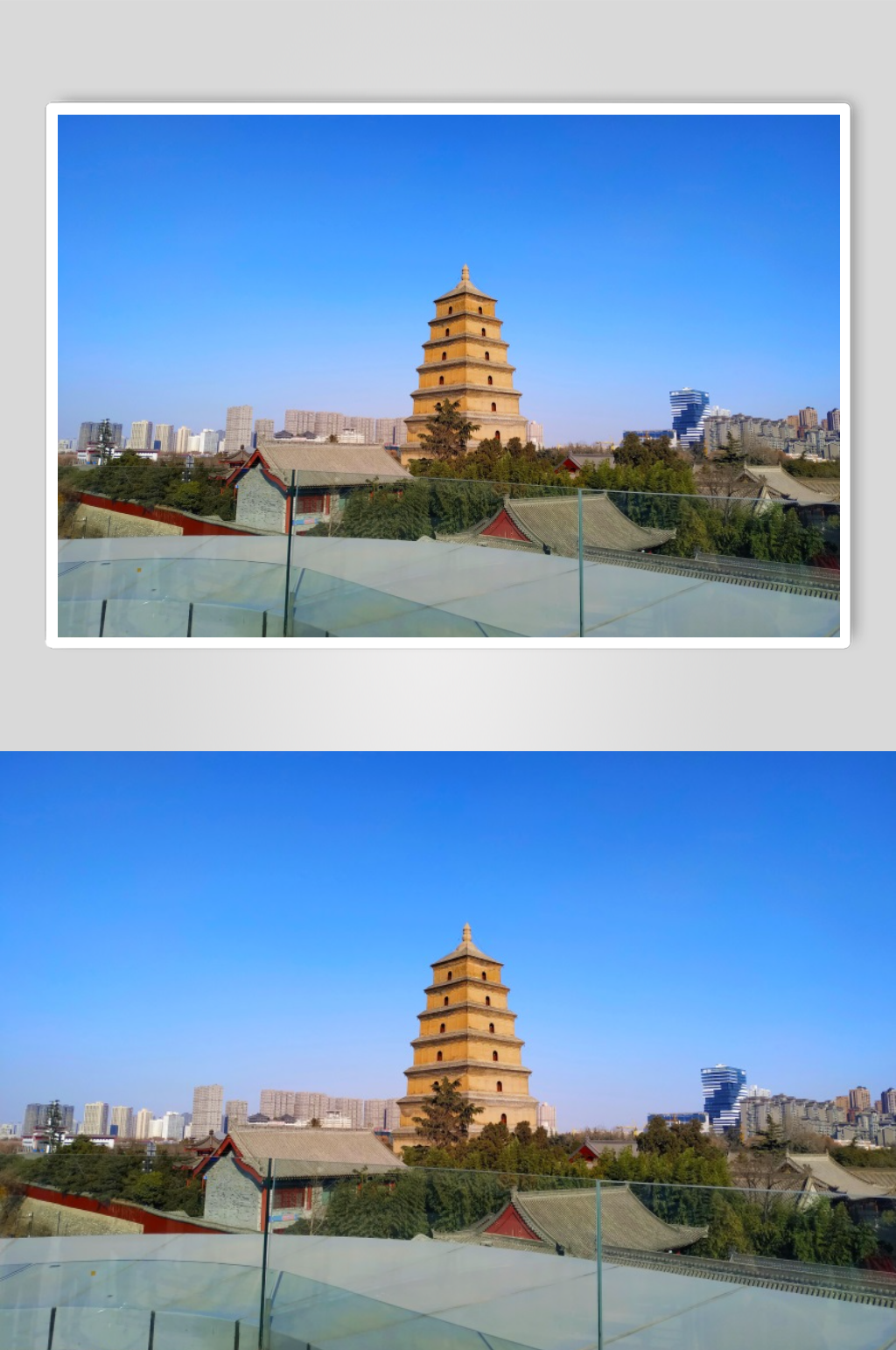 西安大雁塔景区风光素材