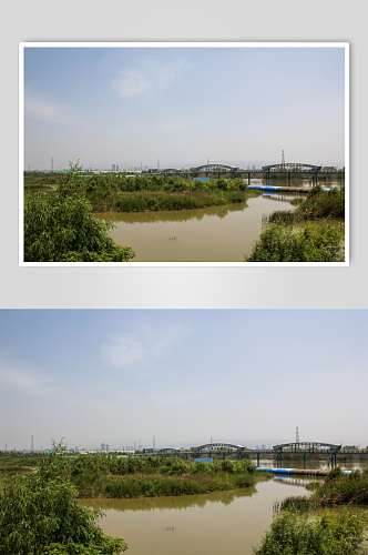 西安浐灞湿地公园风光1