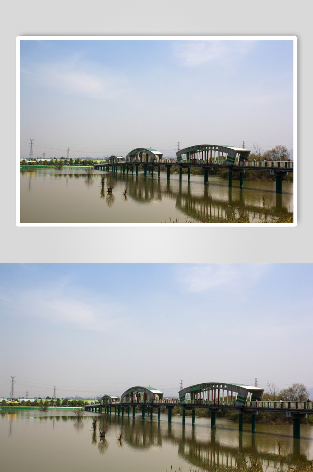 西安浐灞湿地公园风光素材