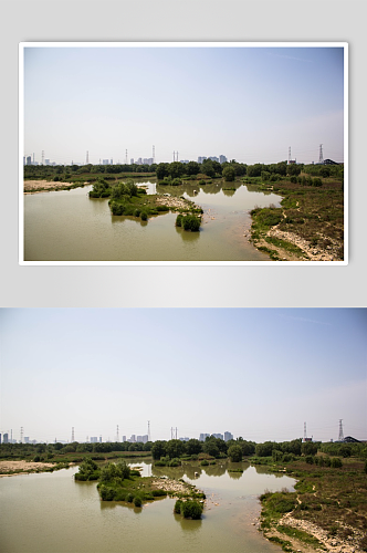 西安浐灞湿地公园风光