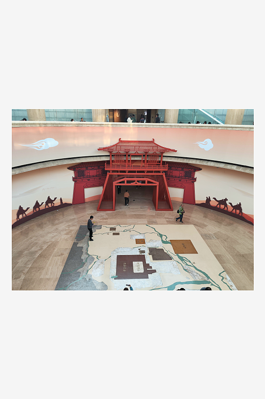 西安市博物院展館雕塑